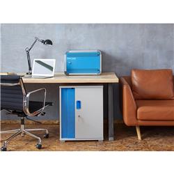 Armoire de chargement sécurisée LapCabby Lyte pour 10 ordinateurs portables, tablettes ou Chromebooks jusqu^à 15 pouces.