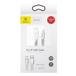 Câble série BASEUS Tough USB pour IP 2A 1M blanc