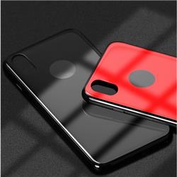TXY Glass cases for iPhone X Black
