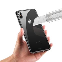 Baseus See-Through Glass Protective Case for iPhone XS Max - Black
