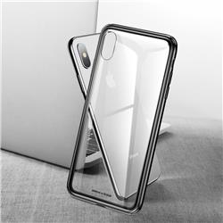 Baseus See-Through Glass Protective Case for iPhone XS Max - Black