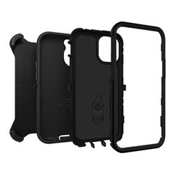 Étui de protection OB Defender noir pour iPhone 12 mini