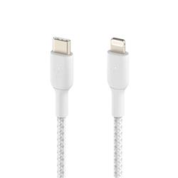 Belkin Braided USB-C to Lightning Cable (2m / 6.6ft) (CAA004bt2MWH)
