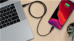 Belkin Braided USB-C to Lightning Cable (2m / 6.6ft) (CAA004bt2MWH)