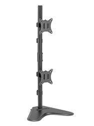 Brateck 17"-32" Vertical Dual-Monitor Steel Articulating Monitor Mount