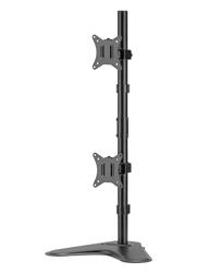 Brateck 17"-32" Vertical Dual-Monitor Steel Articulating Monitor Mount