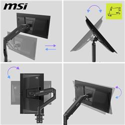 MSI Bras de support robustes pour double écran - MAG MT201D -