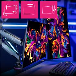 MSI Bras de support robustes pour deux écrans - MPG MT201DR V2 -