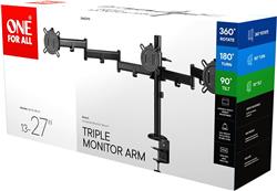 One For All Universal Triple Monitor Arm (Black) DM2310