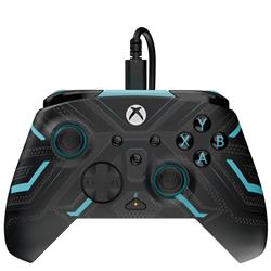 PDP REMATCH GLOW Advanced Wired Controller: Titan Steel / Xbox & PC