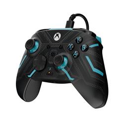 PDP REMATCH GLOW Advanced Wired Controller: Titan Steel / Xbox & PC