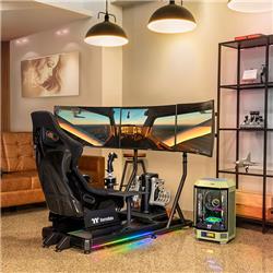 Thermaltake - GF500 Flight Simulator Cockpit Black