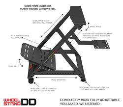Support de volant NEXT LEVEL RACING DD pour roues à entraînement direct (NLR-S013)