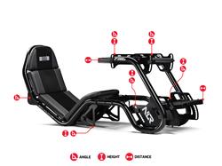 NEXT LEVEL RACING F-GT Pro Formula and GT Racing Simulator Cockpit