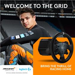 LOGITECH G RS50 3-Piece Sim Racing Steering Wheel System for PS/PC