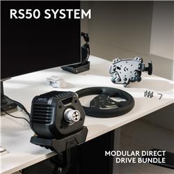 LOGITECH G RS50 3-Piece Sim Racing Steering Wheel System for XBOX/PC