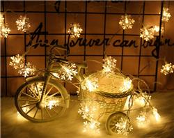 iCAN Indoor Snowflake LED Light Chain.