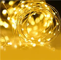 iCAN Indoor LED Light chain 10 Meters Long with 100 Warm White LEDs.