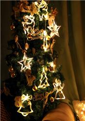 iCAN Indoor Window Hanging Light with 8 Warm White LEDs.