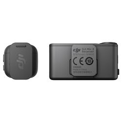 DJI Mic 3 Wireless Microphone (1 TX + 1 RX) - Black