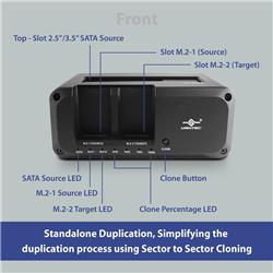 Vantec NexStar JX, USB 3.2 Gen 2x1, Triple Bay Dock