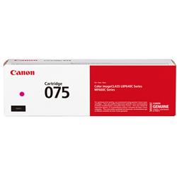 CANON 075 Original Laser Toner Cartridge - Magenta Pack - 1300 Pages