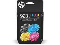 HP 923 Ink Cartridge 4 pack - Black, Cyan, Magenta & Yellow