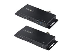 StarTech 4K HDMI over Fiber Extender Kit, 4K 60Hz up to 3300ft/1km (Single Mode) or 1000ft/300m (Multimode) LC Fiber Optic, HDR