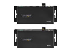 StarTech 4K HDMI over Fiber Extender Kit, 4K 60Hz up to 3300ft/1km (Single Mode) or 1000ft/300m (Multimode) LC Fiber Optic, HDR