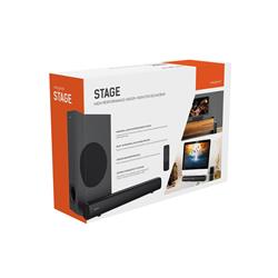 CREATIVE Stage V1 2.1 Barre de son avec caisson de basse compact, Noir(Open Box)