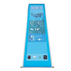 HYTE Kit de mise à niveau d'écran pour Y70 Touch Infinite - Écran tactile 2,5 K pour Y70 - Lait de myrtille (Bleu)
