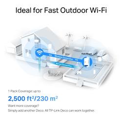 TP-Link (Deco X50 Outdoor (1-Pack)) Système Wi-Fi 6 maillé extérieur