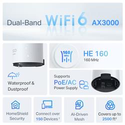 TP-Link (Deco X50 Outdoor (1-Pack)) Système Wi-Fi 6 maillé extérieur