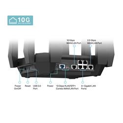 TP-Link (Archer AXE300) AXE16000 Quad-Band Wi-Fi 6E Router