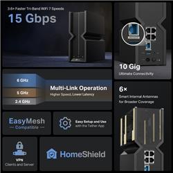 TP-Link (Archer BE700) Routeur Wi-Fi 7 tri-bande BE15000
