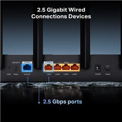 TP-Link (Archer BE400) Dual-Band BE6500 Wi-Fi 7 Router