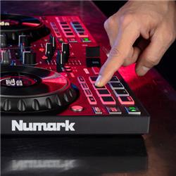 NUMARK Mixtrack Platinum FX Contrôleur DJ Serato à 4 ponts, noir