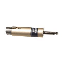 SHURE A85F - Transformateur d'adaptation de microphone à faible à haute impédance - XLR femelle en ligne vers mâle 1/4&q...