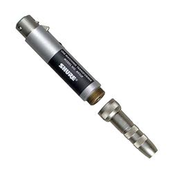 SHURE A95UF - Transformateur d'adaptation de ligne pour micros de 75 à 300 Ohm | XLR femelle en ligne vers corps 1/4&quo...