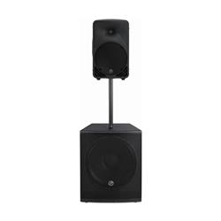 MACKIE SRM350 10" Portable Powered Loudspeake, Black