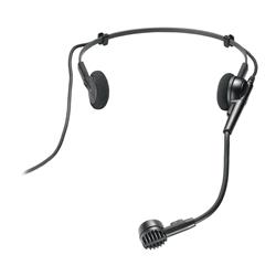 AUDIO TECHNICA ATM75CW - Microphone à condensateur cardioïde avec serre-tête et connecteur 4 broches HRS pour systèmes sans ...