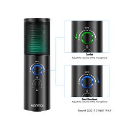 YANMAI Q18 RGB Perfect Sound Quality Studio Microphone