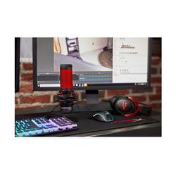 HyperX QuadCast  USB Microphone, Black (Red lightning)(Open Box)