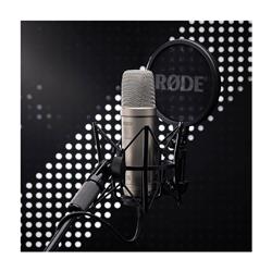 RODE NT1 5th Generation Studio Condenser Microphone, Silver(Open Box)