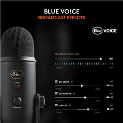 Blue Yeti USB Microphone, édition Blackout