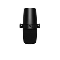 SHURE MV7X - Microphone de podcasting avec connecteur XLR, noir