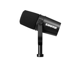 SHURE MV7X - Microphone de podcasting avec connecteur XLR, noir