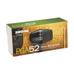 SHURE PGA52-LC Microphone à grosse caisse dynamique cardioïde, noir