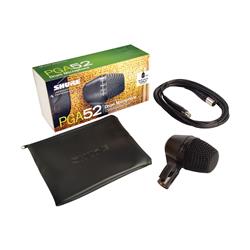 Microphone dynamique cardioïde pour grosse caisse SHURE PGA52-XLR avec