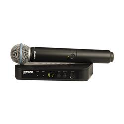 SHURE BLX24 Handheld Wireless System With Beta 58A Mic (H10)